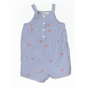 Baby Boden Gingham Strawberries Shortall Size 12-18mo
